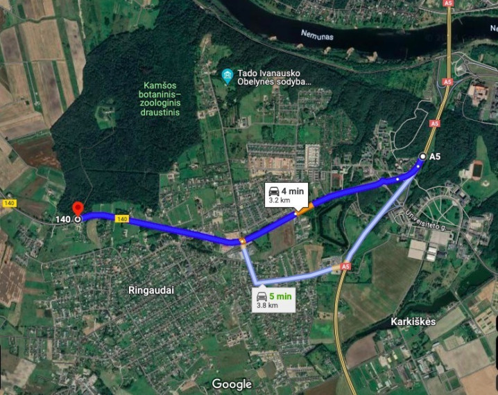 Parduodamas sklypas Šakių pl., Mitkūnų k., Kauno r. sav., 102 a ploto 5