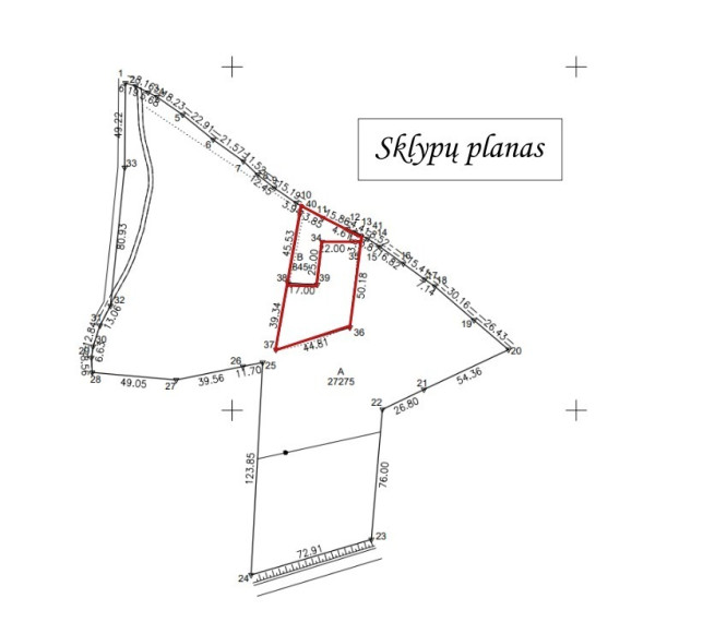 Parduodamas sklypas Kiemelių k., Širvintų r. sav., 26.45 a ploto 3