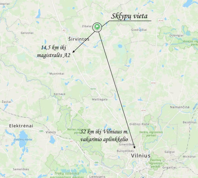 Parduodamas  sklypas Kiemelių k., Širvintų r. sav., 26.45 a ploto 16