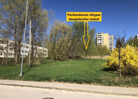 Sklypas daugiabučiui statyti  Kaminkelio g., Naujininkai