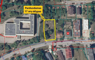 Sklypas daugiabučiui statyti  Kaminkelio g., Naujininkai 2