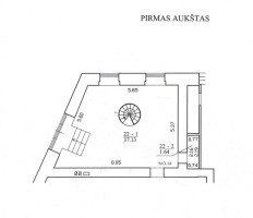 Parduodamos kitos paskirties, maitinimo, paslaugų, prekybos patalpos Bazilijonų g., Senamiestis, Vilniaus m., Vilniaus m. sav., 76 m2 ploto 21