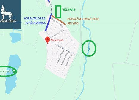 Parduodamas kitos paskirties sklypas Svajonės 1-oji, Melekonių k., Vilniaus r. sav., 50 a ploto