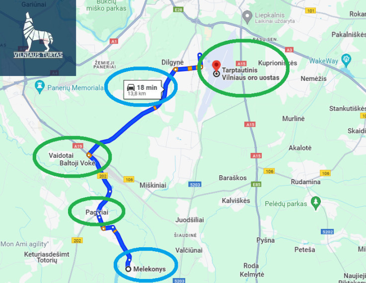 Parduodamas kitos paskirties sklypas Svajonės 1-oji, Melekonių k., Vilniaus r. sav., 50 a ploto 1