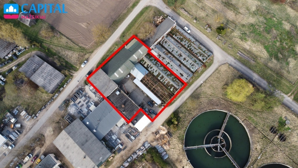 Parduodamos administracinės, gamybinės, kitos paskirties, paslaugų, prekybos, sandėliavimo patalpos 	Pavenčio g., Ventos m., Akmenės r. sav., 1000 m2 ploto 3