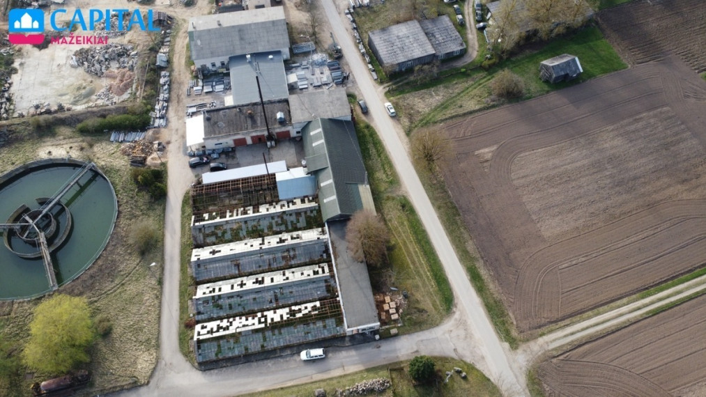 Parduodamos administracinės, gamybinės, kitos paskirties, paslaugų, prekybos, sandėliavimo patalpos 	Pavenčio g., Ventos m., Akmenės r. sav., 1000 m2 ploto 5