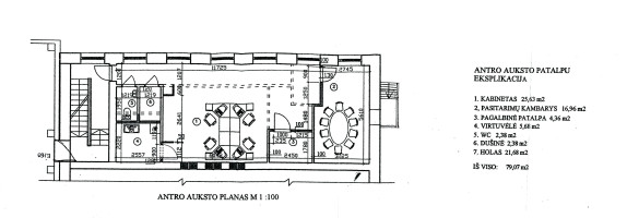 Nuomojamos patalpos Savanorių pr., Naujamiestis, Vilniaus m., Vilniaus m. sav., 74.71 m² ploto 12