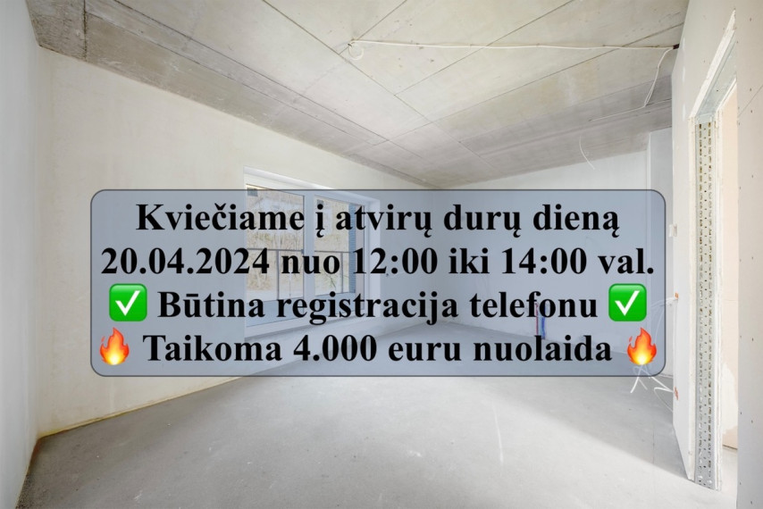 Parduodamas butas Paribio g., Žvėrynas, Vilniaus m., Vilniaus m. sav., 44.31 m2 ploto, 2 kambariai 2