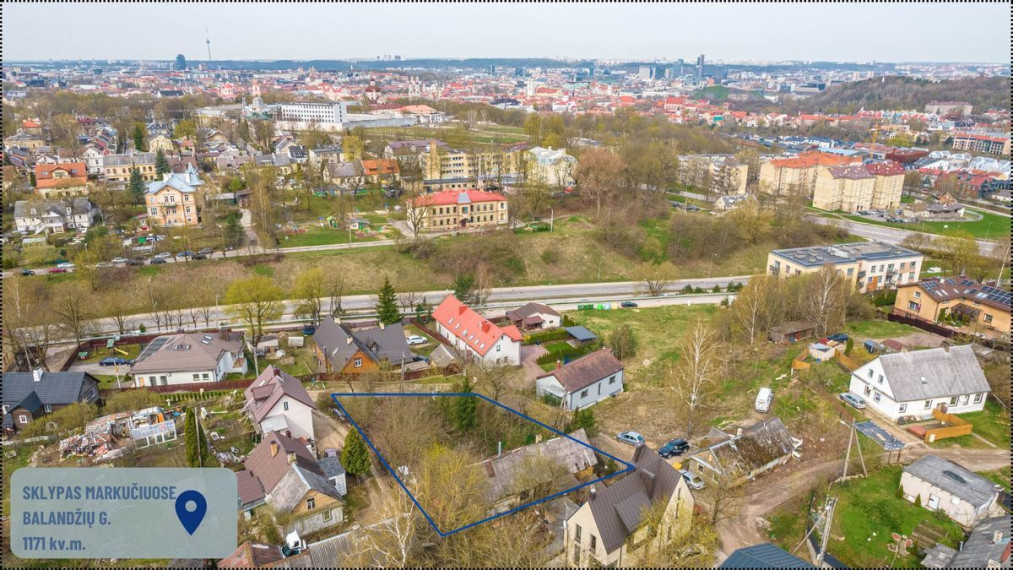 Parduodamas  sklypas Balandžių g., Markučiai, Vilniaus m., Vilniaus m. sav., 11.71 a ploto 1