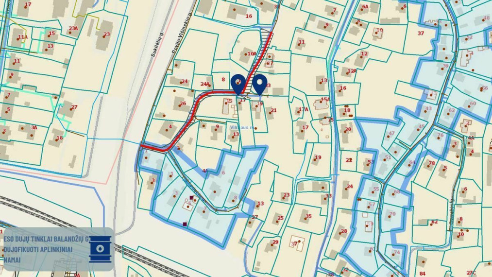 Parduodamas  sklypas Balandžių g., Markučiai, Vilniaus m., Vilniaus m. sav., 11.71 a ploto 2