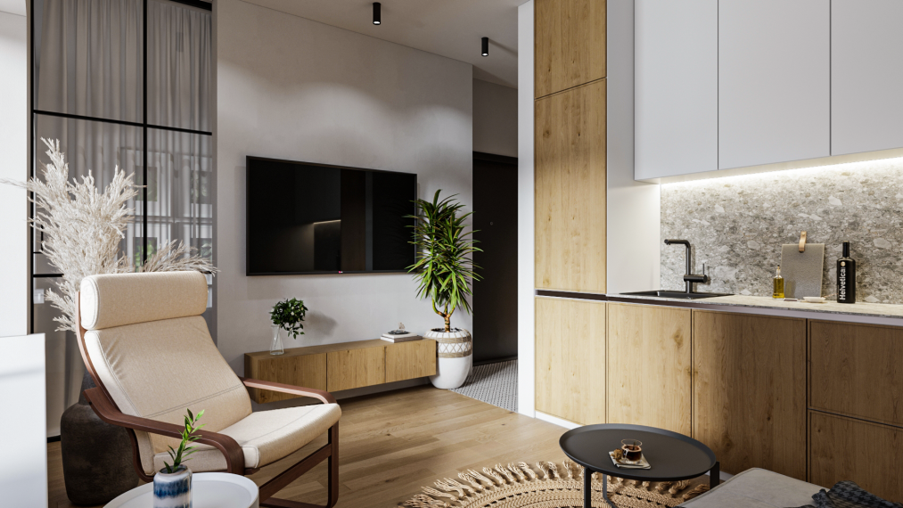 Parduodamas butas Talino g., Justiniškės, Vilniaus m., Vilniaus m. sav., 42.59 m² ploto 2 kambariai 1
