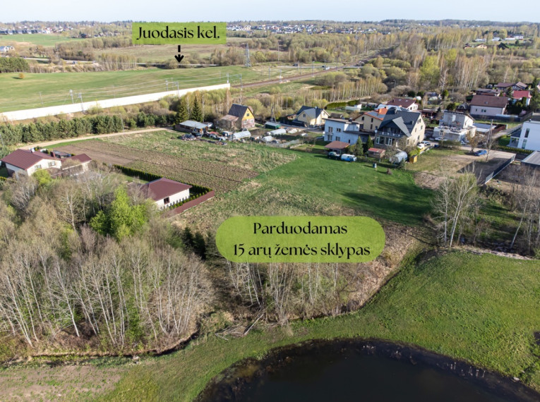 Parduodamas sklypas Medaus, Pakalniškių k., Vilniaus m. sav., 15 a ploto 4