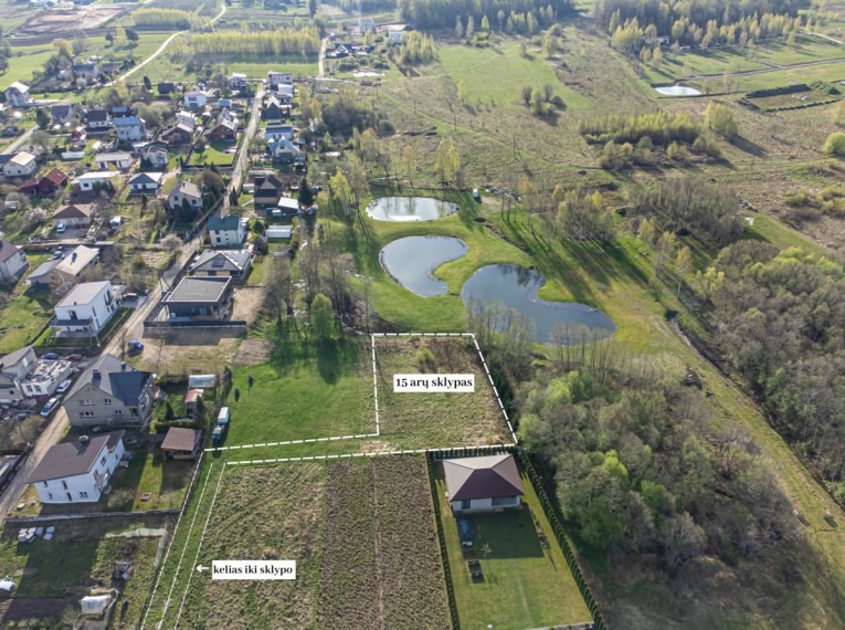 Parduodamas sklypas Medaus, Pakalniškių k., Vilniaus m. sav., 15 a ploto 1