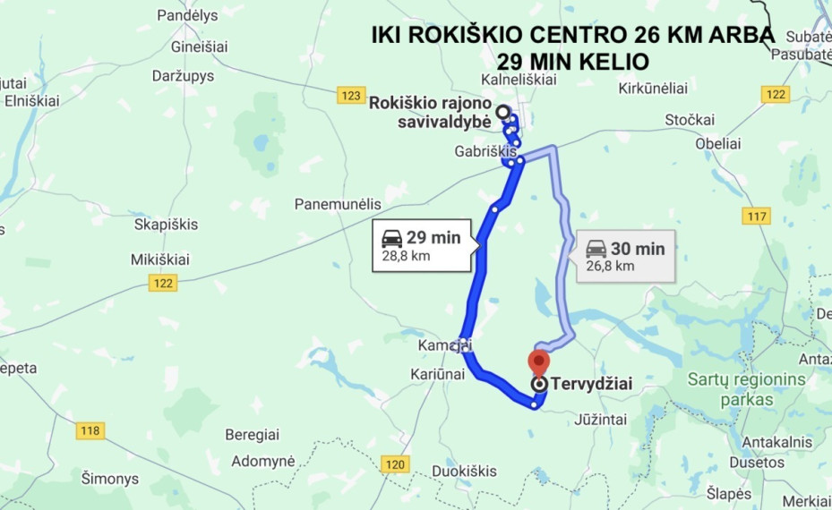 Parduodamas namas Tervydžių k., Rokiškio r. sav., 77 m2 ploto, 1 aukštai 33