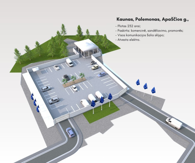 Nuomojamas sklypas Apaščios g., Palemonas, Kauno m., Kauno m. sav., 232 a ploto 1