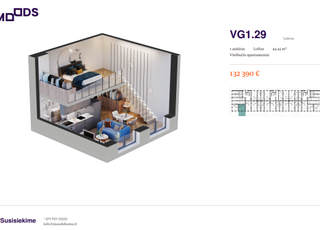 Parduodamas butas Riterių g., Žirmūnai, Vilniaus m., Vilniaus m. sav., 44.45 m² ploto 2 kambariai Parduodamas butas Riterių g., Žirmūnai, Vilniaus m., Vilniaus m. sav., 44.45 m² ploto 2 kambariai