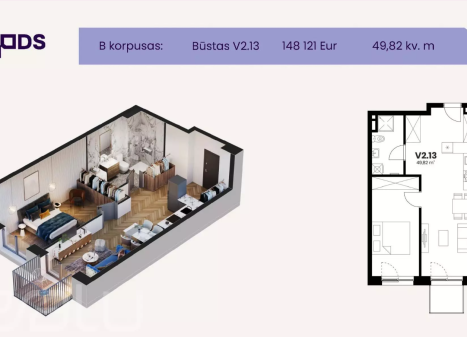 Parduodamas butas Riterių g., Žirmūnai, Vilniaus m., Vilniaus m. sav., 49.82 m² ploto 2 kambariai Parduodamas butas Riterių g., Žirmūnai, Vilniaus m., Vilniaus m. sav., 49.82 m² ploto 2 kambariai