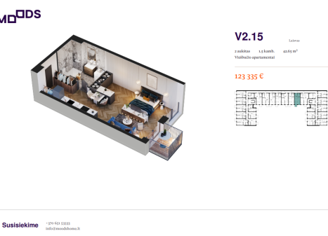 Parduodamas butas Riterių g., Žirmūnai, Vilniaus m., Vilniaus m. sav., 42.65 m² ploto 2 kambariai Parduodamas butas Riterių g., Žirmūnai, Vilniaus m., Vilniaus m. sav., 42.65 m² ploto 2 kambariai