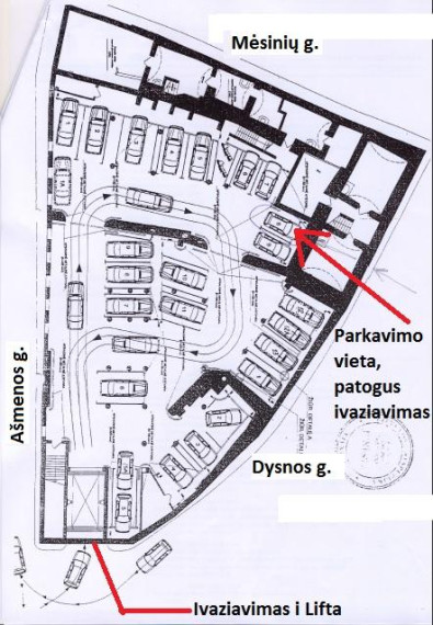 Nuomojamas butas Mėsinių g., Senamiestis, Vilniaus m., Vilniaus m. sav., 41.00 m² ploto 2 kambariai 19