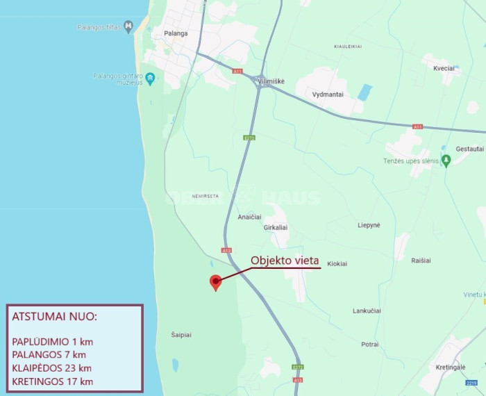 Parduodamas žemės ūkio paskirties sklypas Šaipių k., Klaipėdos r. sav., 213 a ploto 7