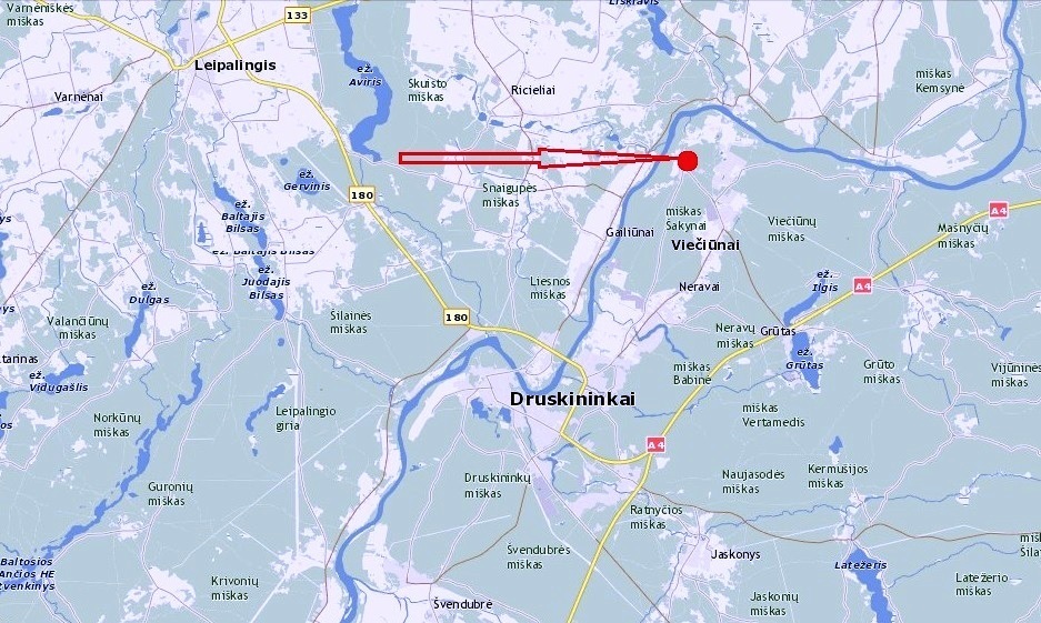 Parduodamas kitos paskirties sklypas Senųjų Viečiūnų g., Viečiūnų k., Druskininkų sav., 62.06 a ploto 10
