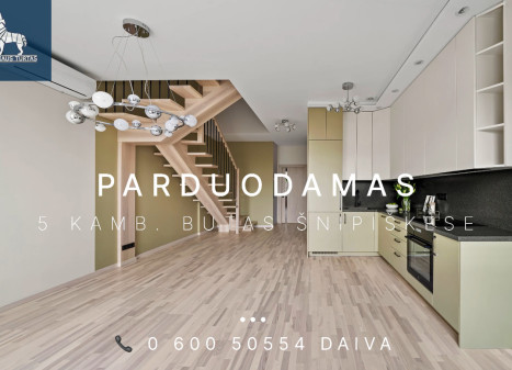 Parduodamas butas Daugėliškio g., Šnipiškės, Vilniaus m., Vilniaus m. sav., 99.53 m2 ploto, 5 kambariai