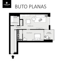 Parduodamas butas M. K. Čiurlionio g., Naujamiestyje, Vilniuje, 79.8 kv.m ploto 22