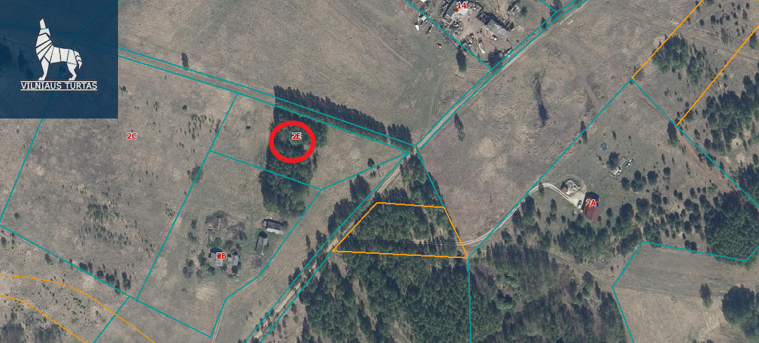 Parduodamas  sklypas Meiliakalnio, Gudulinės k., Širvintų r. sav., 55 a ploto 12