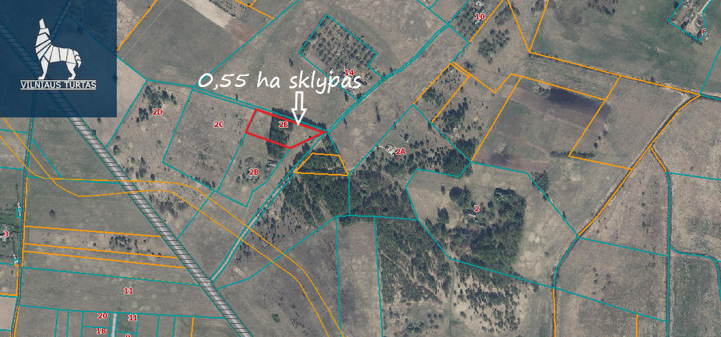 Parduodamas  sklypas Meiliakalnio, Gudulinės k., Širvintų r. sav., 55 a ploto 13