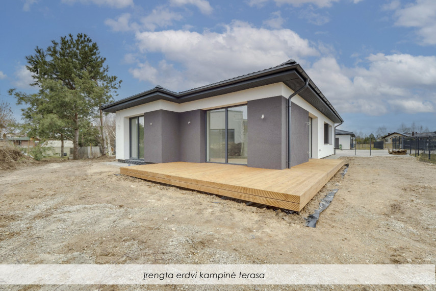 Parduodamas namas Kerpių g., Galgių k., Vilniaus r. sav., 103.17 m2 ploto, 1 aukštai 1
