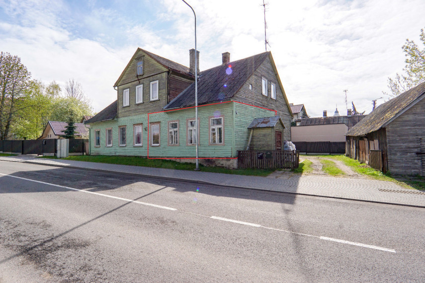Parduodamas namas J. Tilvyčio g., Centras, Panevėžio m., Panevėžio m. sav., 44.89 m2 ploto, 1 aukštai 5