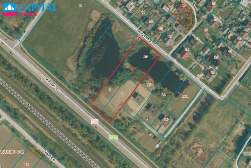 Parduodamas  sklypas Jaunystės g.6, Vijolių k., Šiaulių r. sav., 19.45 a ploto 12