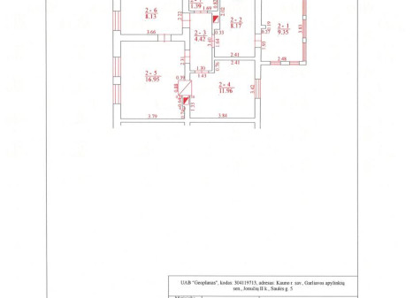 Parduodamas butas Keramikų g., Antakalnis, Vilniaus m., Vilniaus m. sav., 60.37 m² ploto 2 kambariai