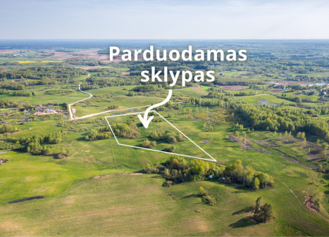 Parduodamas  sklypas Puodžiūnų k., Vilniaus r. sav., 707.64 a ploto
