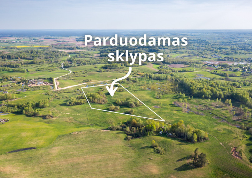 Parduodamas sklypas Puodžiūnų k., Vilniaus r. sav., 707.64 a ploto 1
