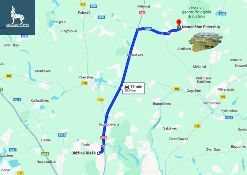 Parduodamas sklypas Puodžiūnų k., Vilniaus r. sav., 707.64 a ploto 5