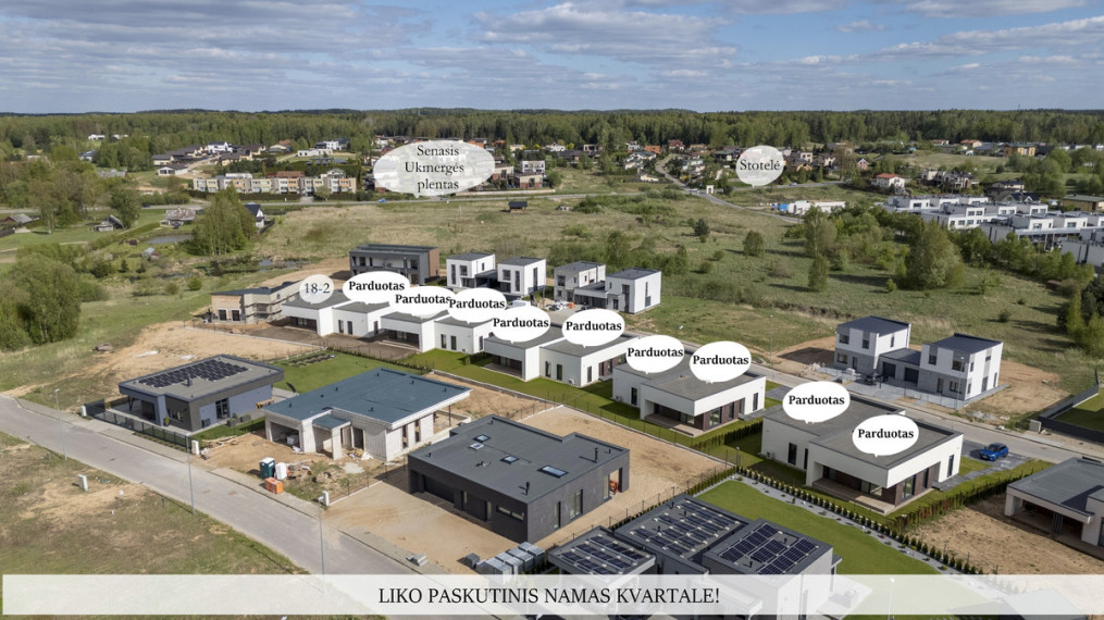 Parduodamas namas Minties g., Bendorių k., Vilniaus r. sav., 103.47 m2 ploto, 1 aukštai 2