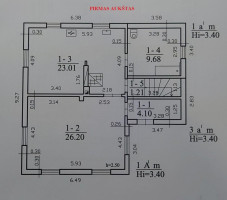 Parduodamas namas Tilžės g., Centras, Šiaulių m., Šiaulių m. sav., 117.54 m² ploto 3 kambariai 14