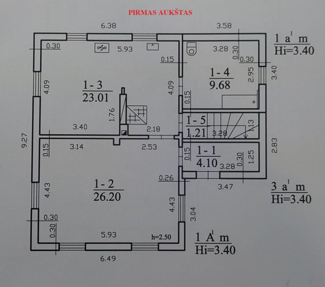 Parduodamas namas Tilžės g., Centras, Šiaulių m., Šiaulių m. sav., 117.54 m² ploto 3 kambariai 14