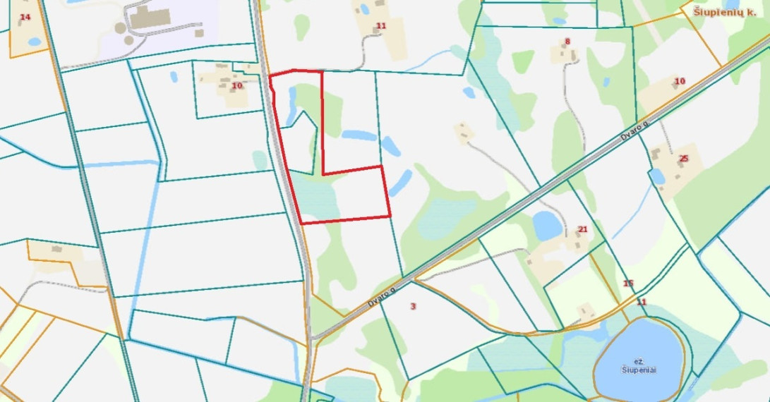 Parduodamas sklypas Sodžiaus g., Šiupienių k., Molėtų r. sav., 302 a ploto 4