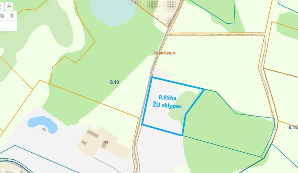 ŽŪ sklypas su elektra 0,85ha už 2'500 Eur (Elektrėnų r.) 3