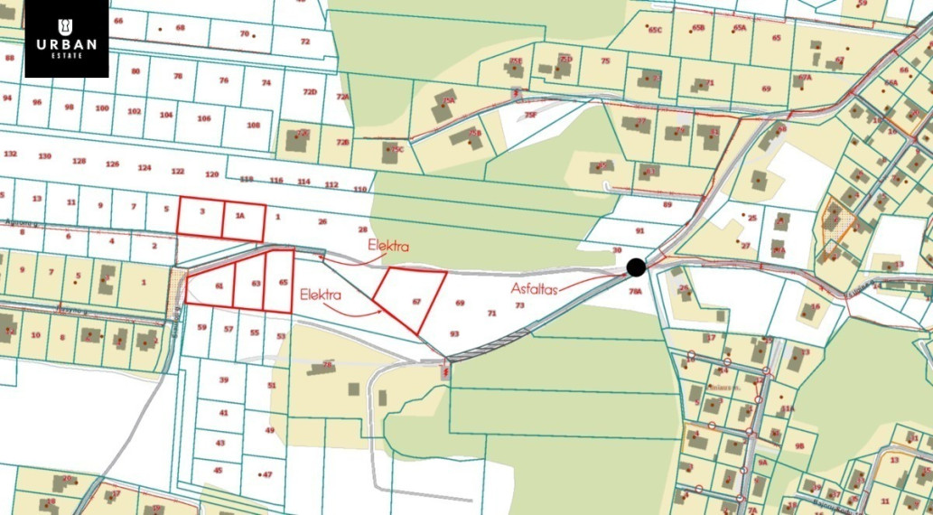 Parduodamas sklypas Siauroji g., Bajorų k., 12.41 a ploto 3