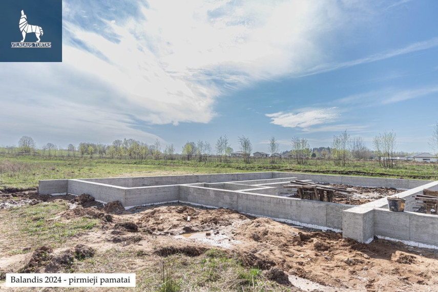 Parduodamas namas Klebniškių g., Daržininkų k., Vilniaus r. sav., 117.37 m2 ploto, 1 aukštai 6