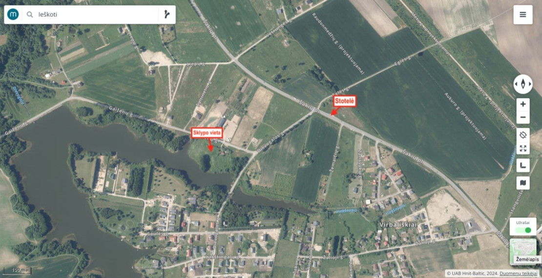 Parduodamas kitos paskirties sklypas Gaižėnų, Virbališkių k., Kauno r. sav., 23.23 a ploto 15