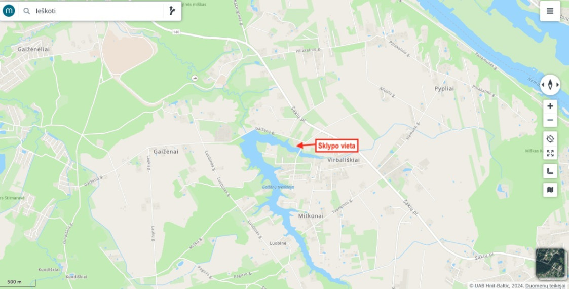 Parduodamas kitos paskirties sklypas Gaižėnų, Virbališkių k., Kauno r. sav., 23.23 a ploto 16
