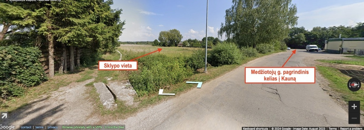 Parduodamas kitos paskirties sklypas snieguoliu, Drąseikių k., Kauno r. sav., 50 a ploto 1