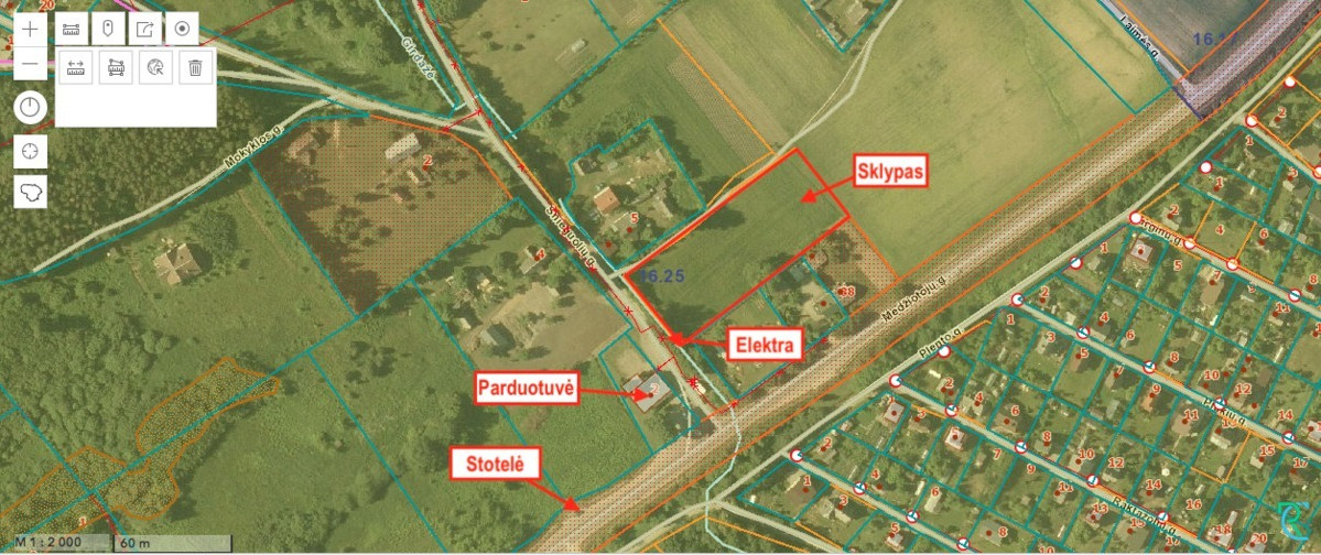 Parduodamas kitos paskirties sklypas snieguoliu, Drąseikių k., Kauno r. sav., 50 a ploto 2