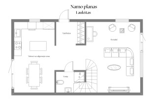 Parduodamas namas Miško g., Antežerių k., Vilniaus r. sav., 137.49 m2 ploto, 2 aukštai 7