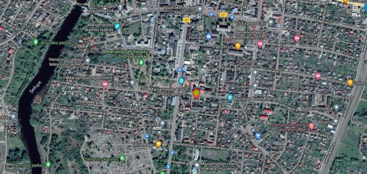 Nuomojamas butas P. Vaičaičio g., Centras, Marijampolės m., Marijampolės sav., 60 m2 ploto, 3 kambariai 12
