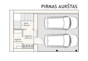 Parduodamas namas Perlojos g., Rasos, Vilniaus m., Vilniaus m. sav., 86.23 m2 ploto, 3 aukštai 32